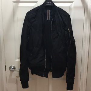 9.5/10 Rick Owens DrkShdw Black Bomber Jacket